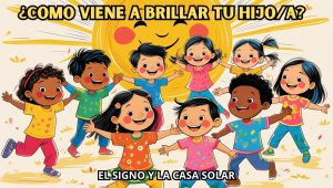 Descubre cómo viene a brillar tu hijo según su carta natal – niños felices conectando con su esencia